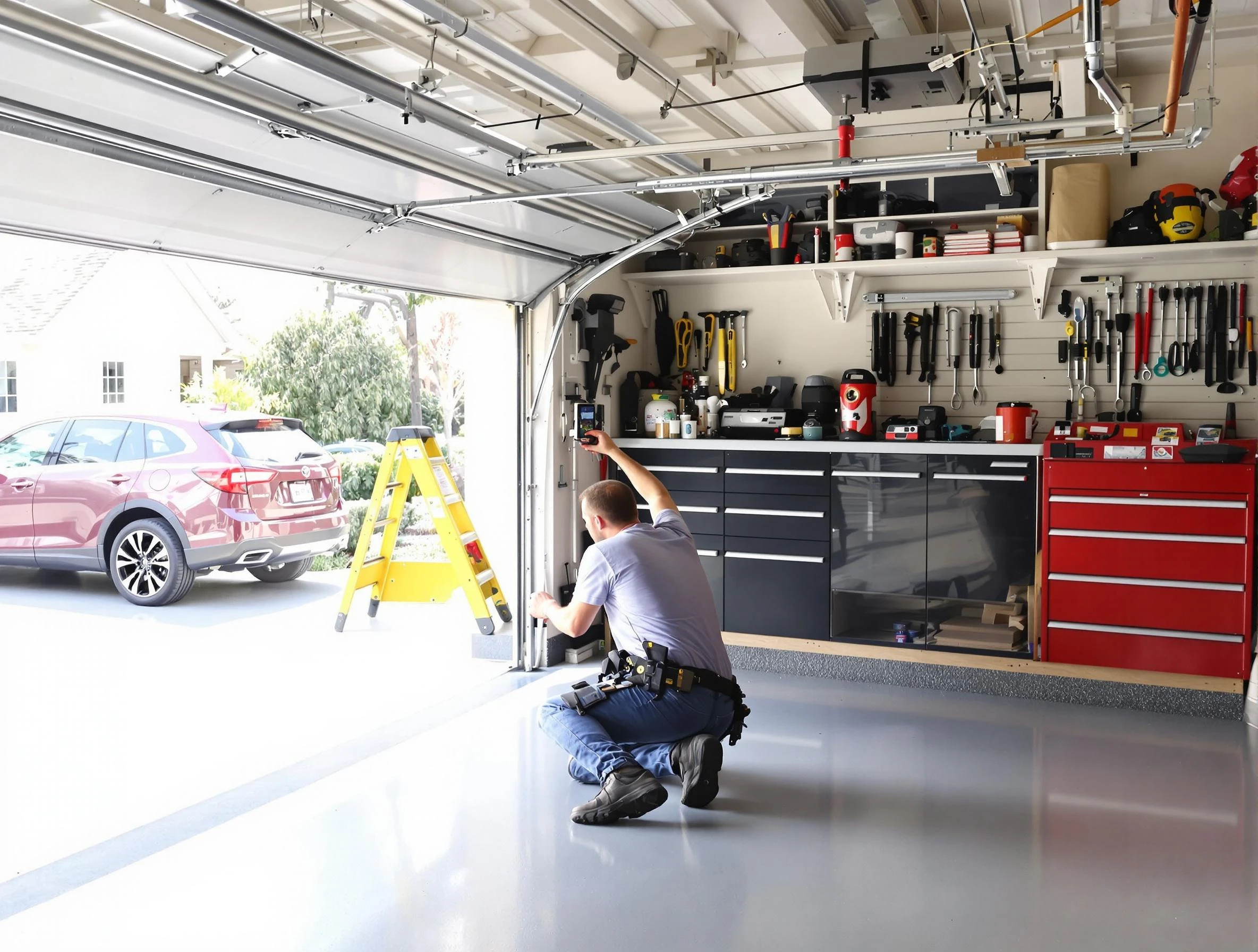 Local garage door repair service by Princeton Garage Door Repair in Princeton